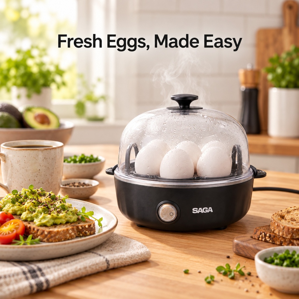 Saga Egg Boiler SM-8115 in use