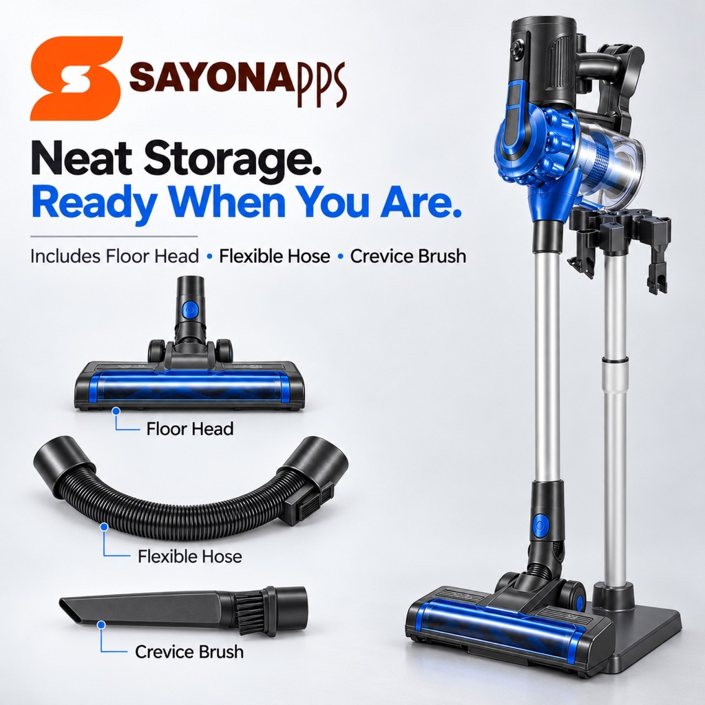 Sayona 2-in-1 Vacuum Cleaner SVC-2445 accessories