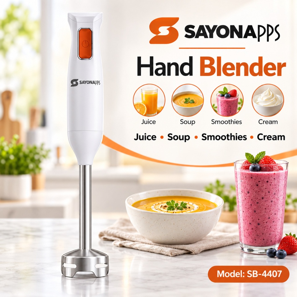 [MX-4407] Sayona Hand Blender SB-4407