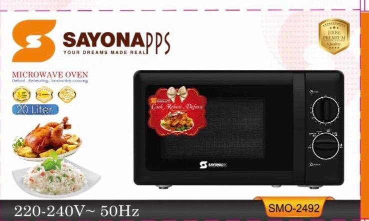 [OV-2492] Sayona 20L Microwave Oven SMO-2492