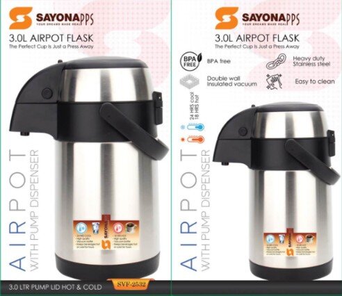 [FL-2532] Sayona 3.0L Airpot Flask SVF-2532