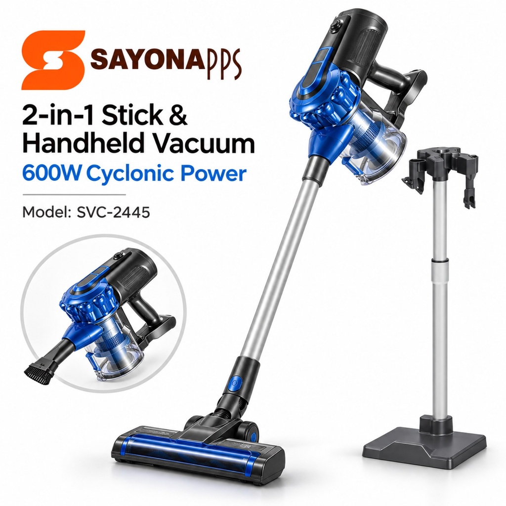 [VCC-2445] Sayona 2-in-1 Vacuum Cleaner SVC-2445